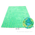 Tapis polyester avec espace teint le fil